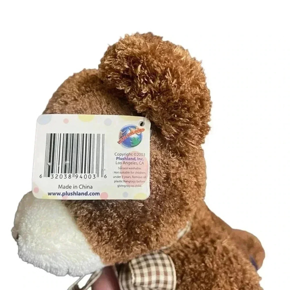 March of Dimes Bean Bag for Babies Vintage 2003 Brown Teddy Bear Plush - Picture 9 of 12